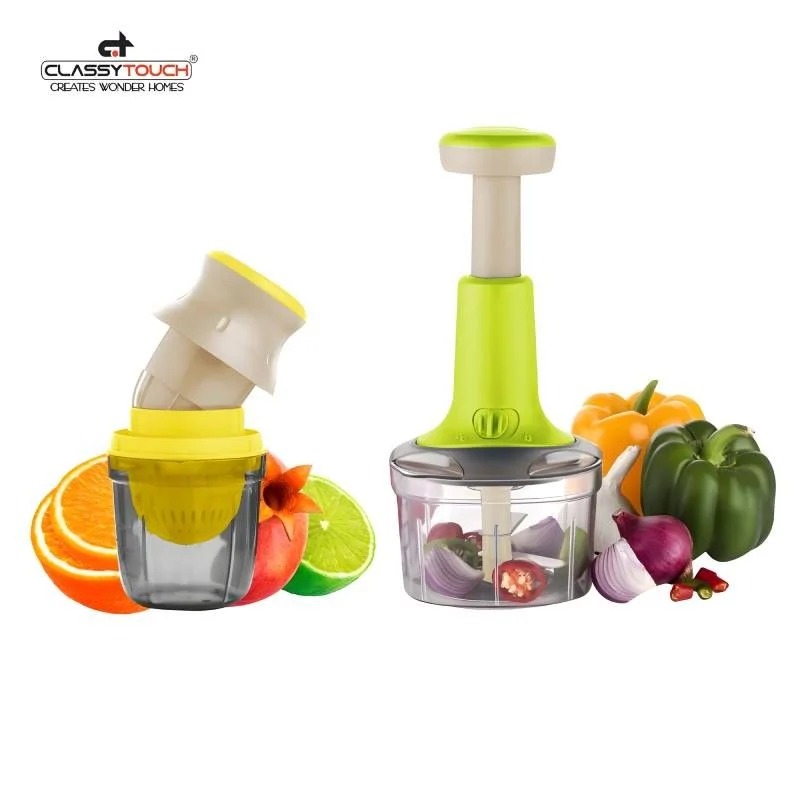 Classy Touch Chopper With Manual Juicer Combo Set 500ml (CT-1500)