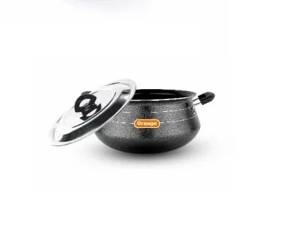 Orange H-18 Nonstick 260mm Jumbo Handi with SS Lid - 7 Ltr (ONSC043)