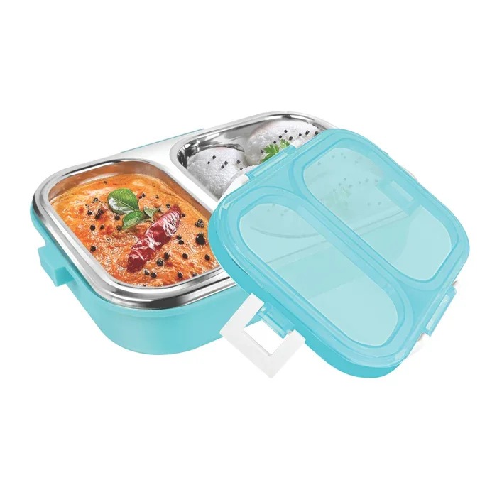 Warmeo Magic- Insulated Steel Lunchbox with 2 compartments