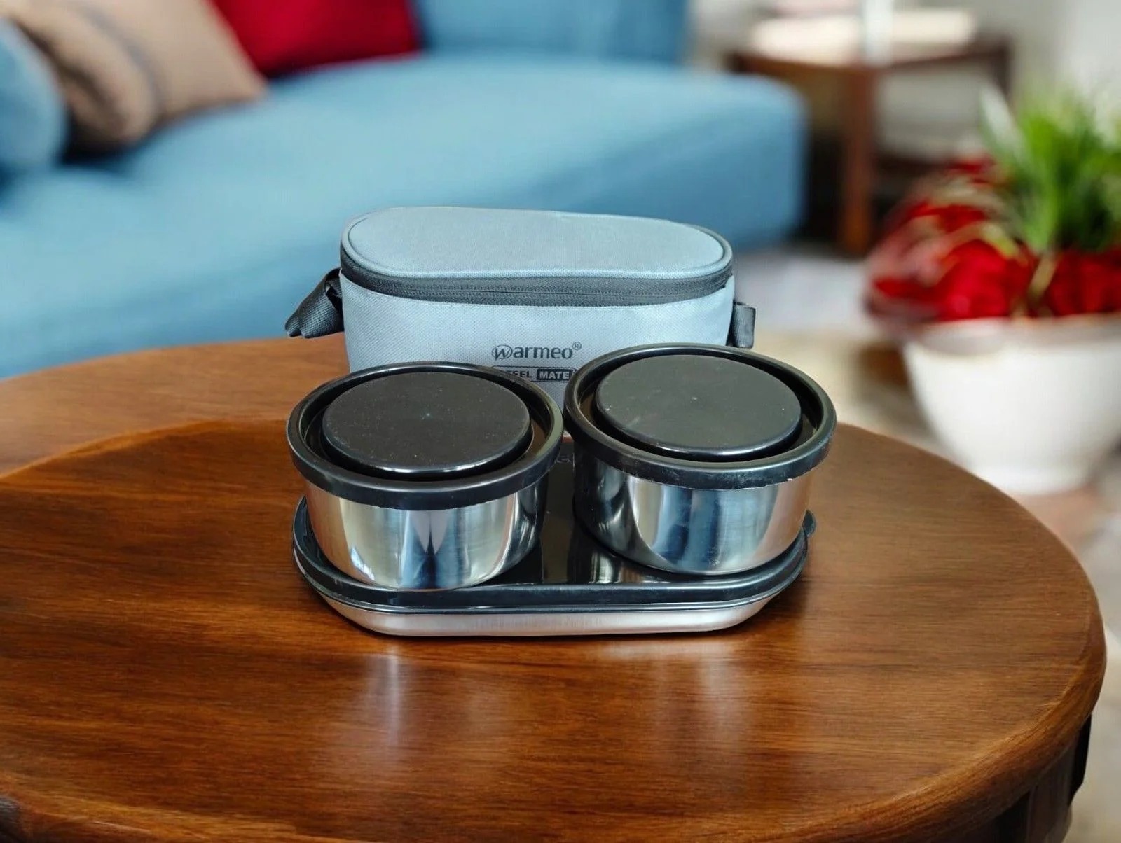 Warmeo Prime Stainless Steel Executive 3pc Lunch Box Combo Pack