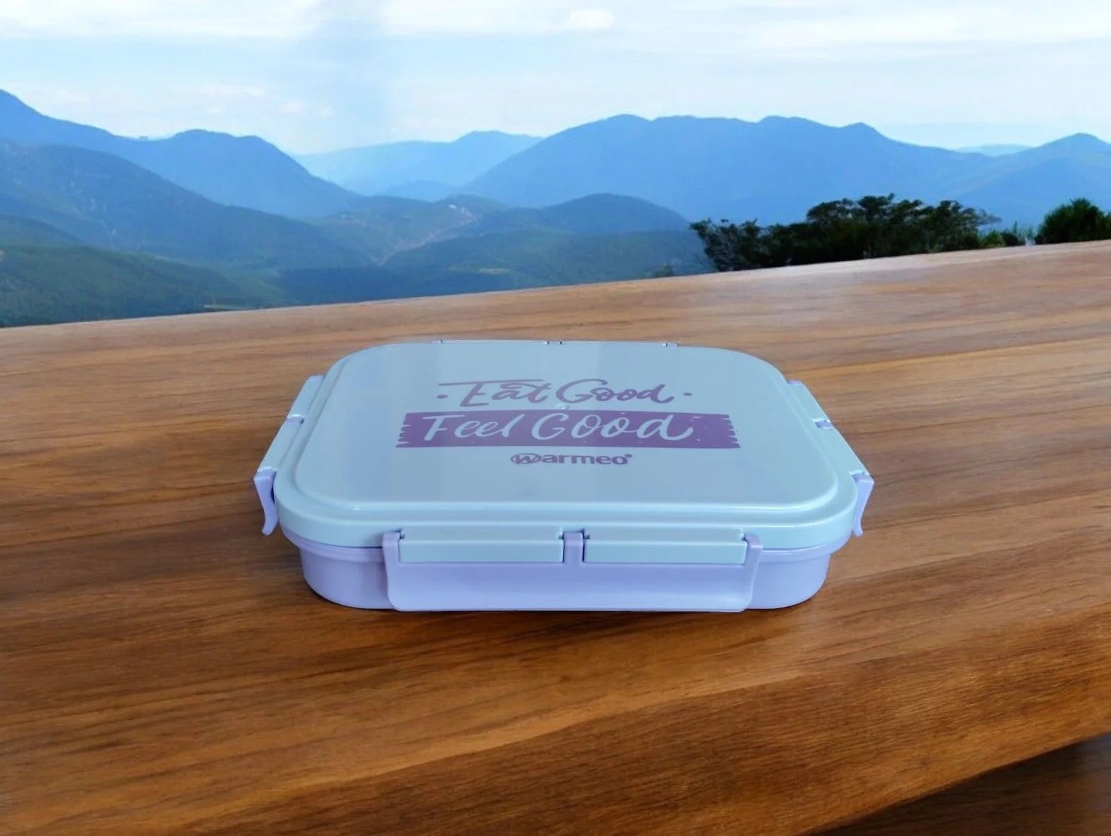 Warmeo Happy 4 Compartment Insulated Lunch Box